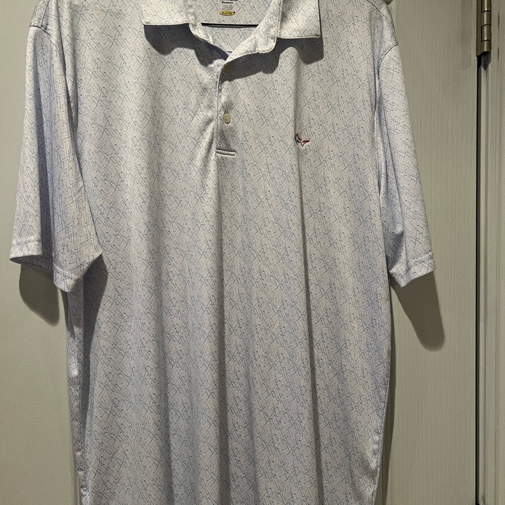 Greg Norman Collection White Polo Shirt Classic Style